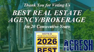 For this week...Roohan Realty Named Best Real Estate Office in Saratoga Springs — Saratogian 2026 Readers’ Choice